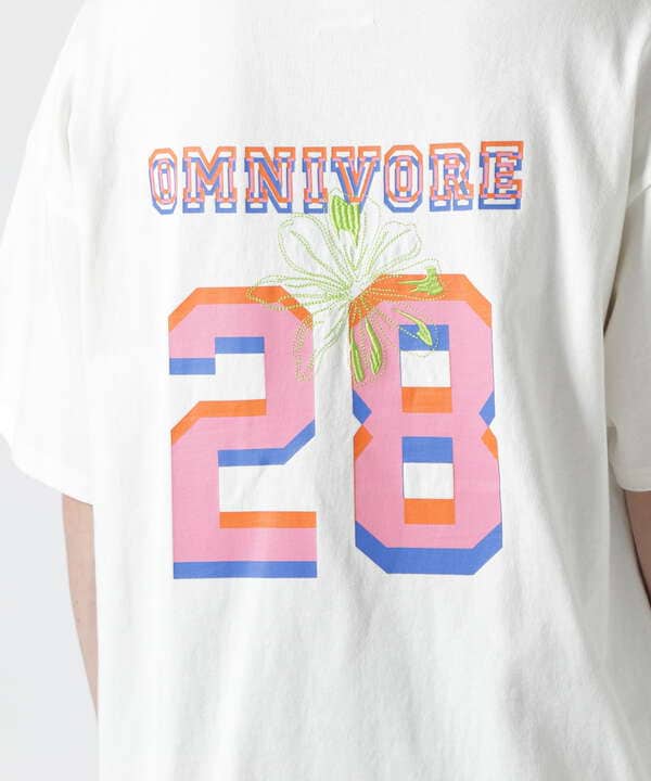 B omnivore/ビーオムニボー NUMBER S/S TEE