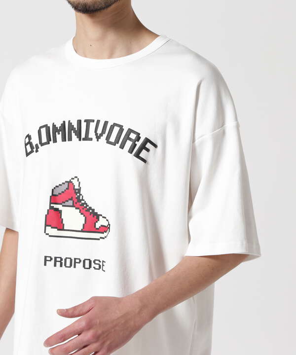 B omnivore/ビーオムニボー　SNEAKERS S/S Tee