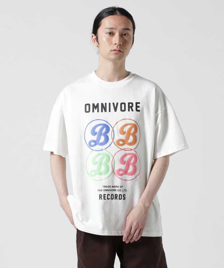 B omnivore/ビーオムニボー RECORD S/S TEE
