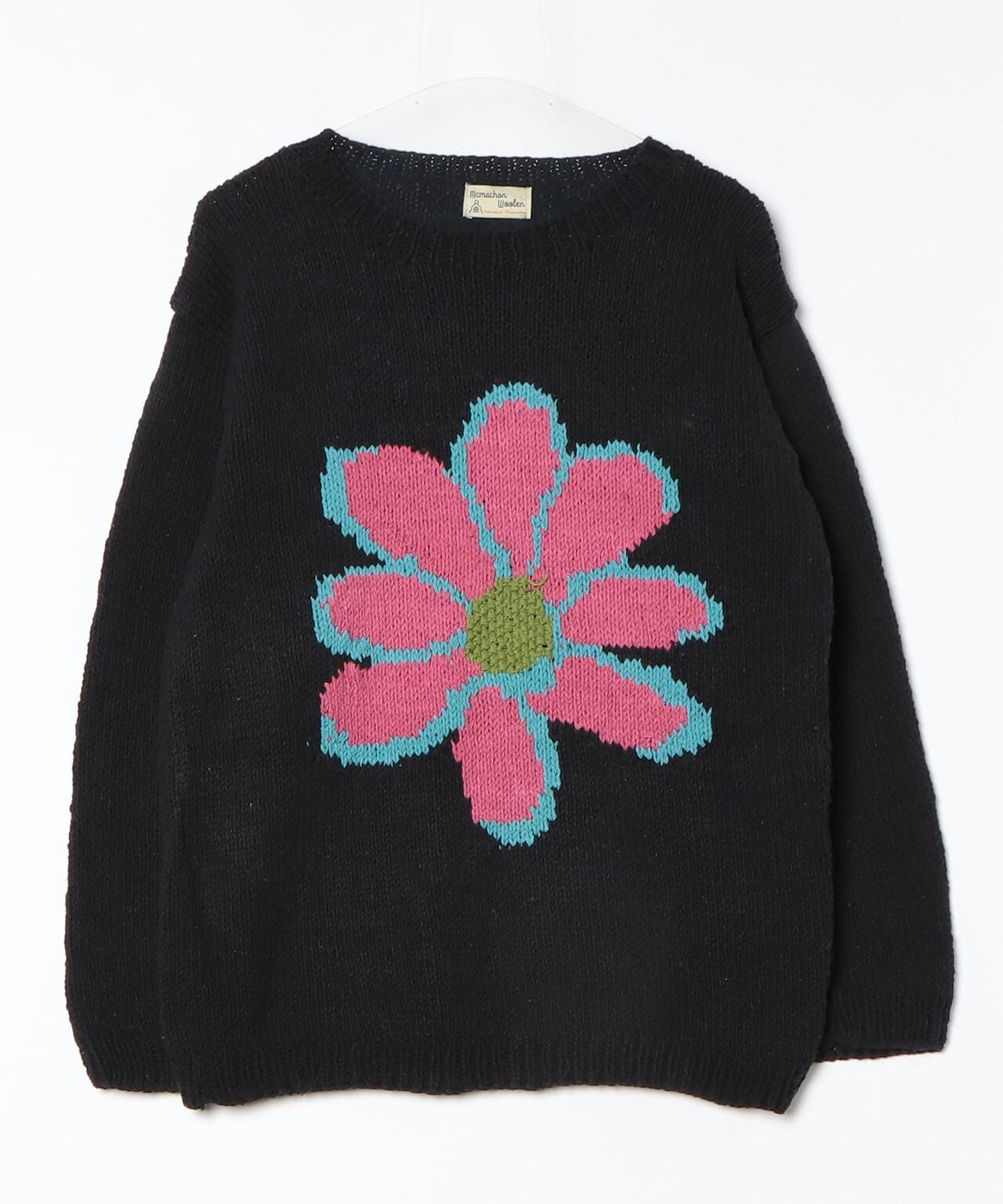 MacMahon Knitting Mills CrewNeck Knit-Black Flower | BEAVER ( ビーバー ) | US  ONLINE STORE（US オンラインストア）