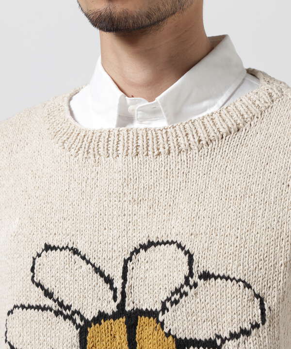 MacMahon Knitting Mills  別注Peace&Flower Vest