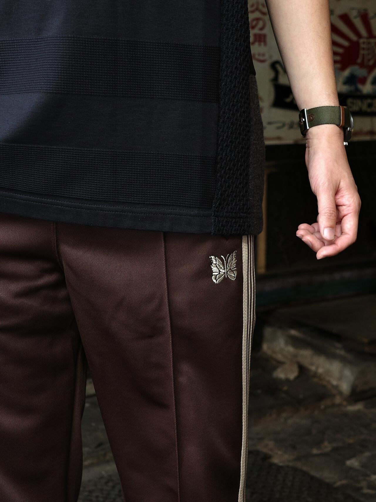 Needles/ニードルズ 別注TRACK PANT - POLY SMOOTH