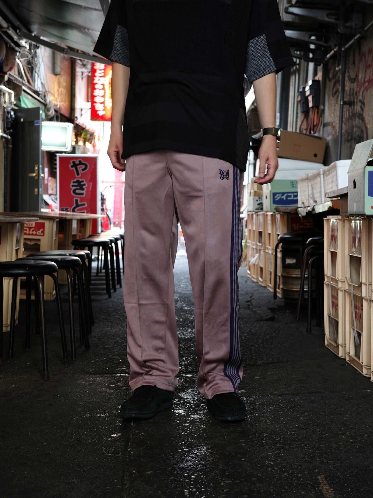 Needles/ニードルズ 別注TRACK PANT - POLY SMOOTH