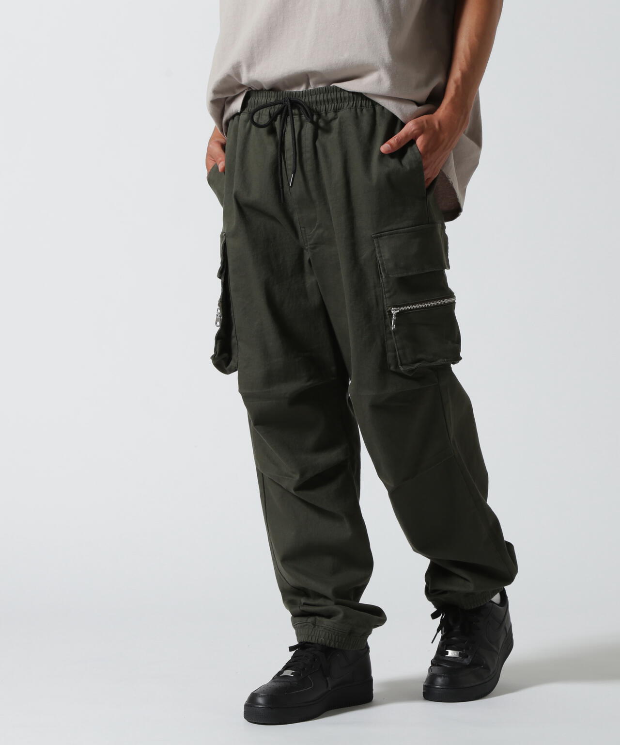 B omnivore/ビーオムニボー  ZIP CARGO PANTS ジップカーゴパンツ