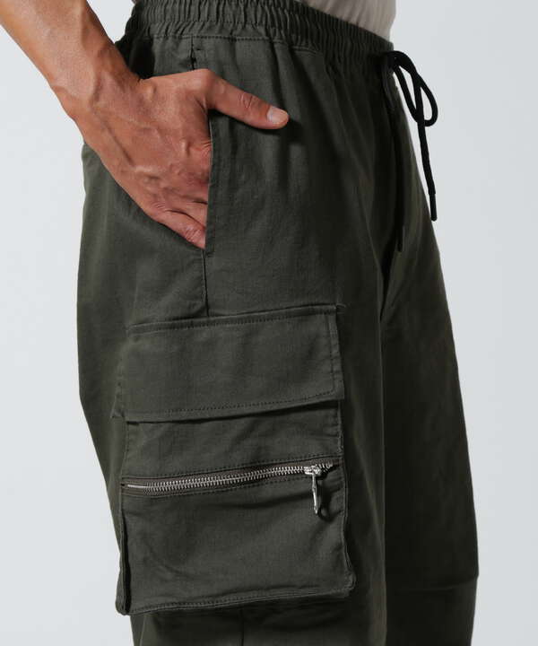 B omnivore/ビーオムニボー  ZIP CARGO PANTS ジップカーゴパンツ