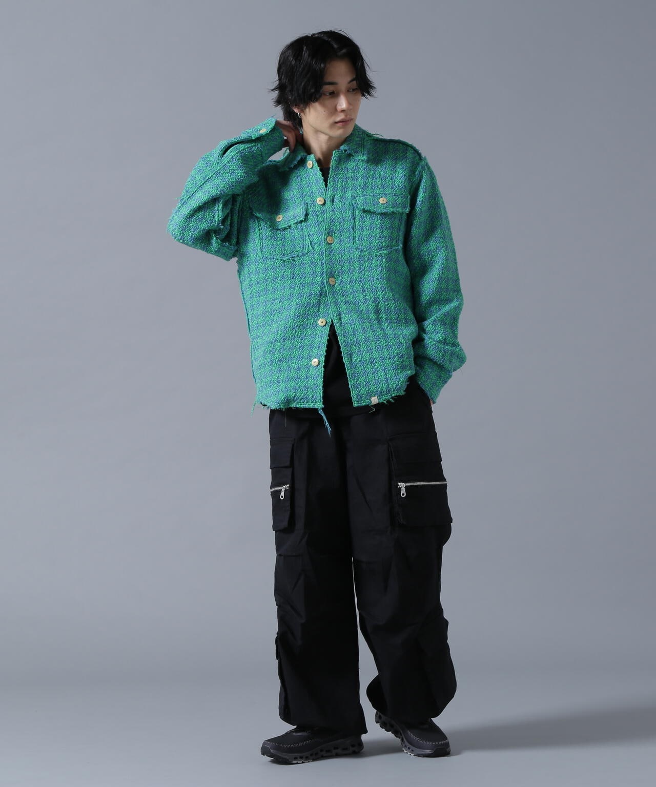 B omnivore/ビーオムニボー  W POCKET CARGO PANTS