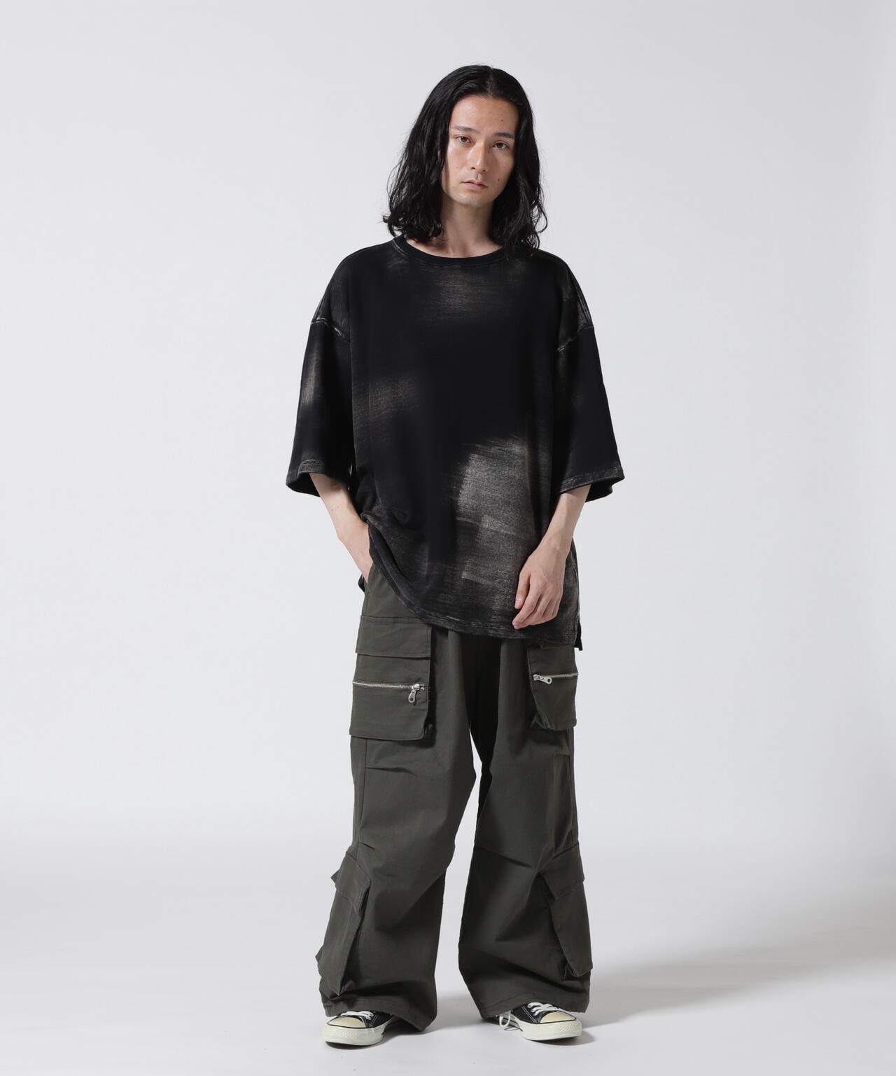 B omnivore/ビーオムニボー  W POCKET CARGO PANTS