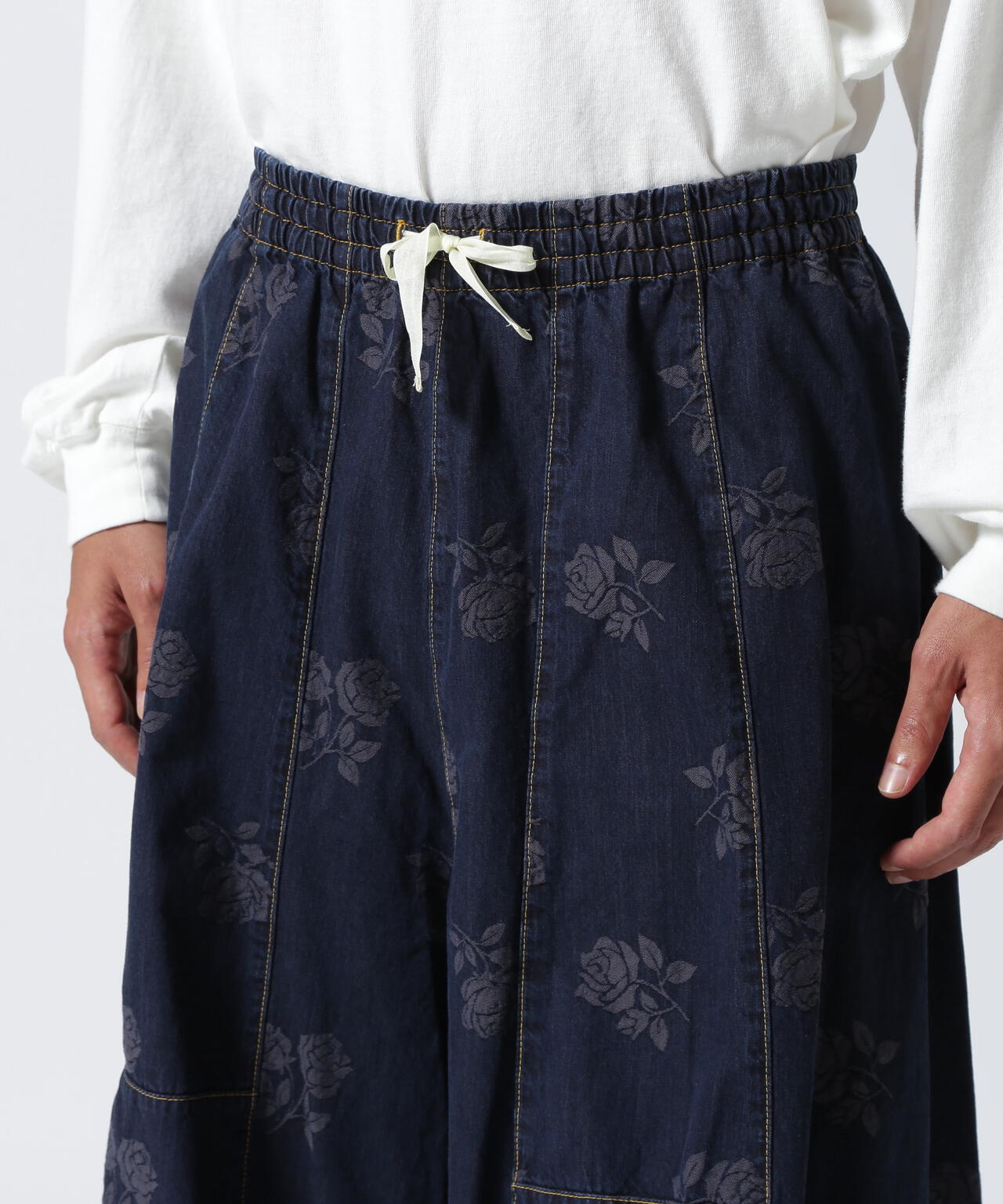 Needles／ニードルズ H.D. Pant - 8oz Denim / Rose Jq. | BEAVER 