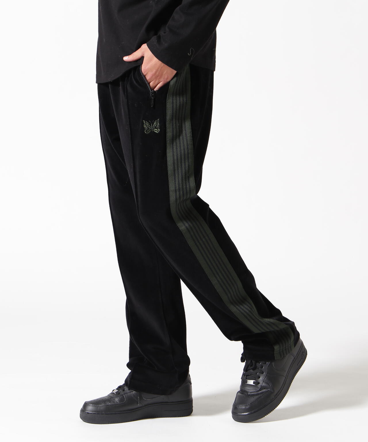 Needles／ニードルズ Narrow Track Pant - C/Pe Velour | BEAVER ( ビーバー ) | US ONLINE  STORE（US オンラインストア）