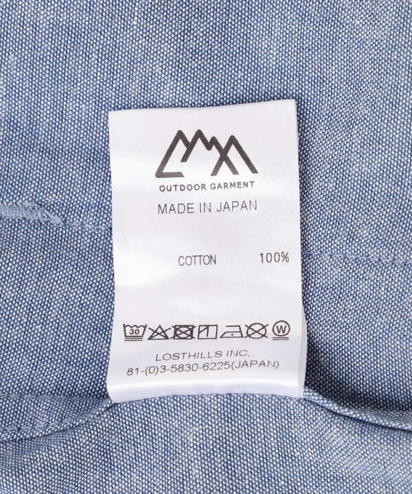 CMF OUTDOOR GARMENT/シーエムエフ アウトドアガーメント　別注newspaper shirt