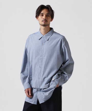 CMF OUTDOOR GARMENT/シーエムエフ アウトドアガーメント　別注newspaper shirt