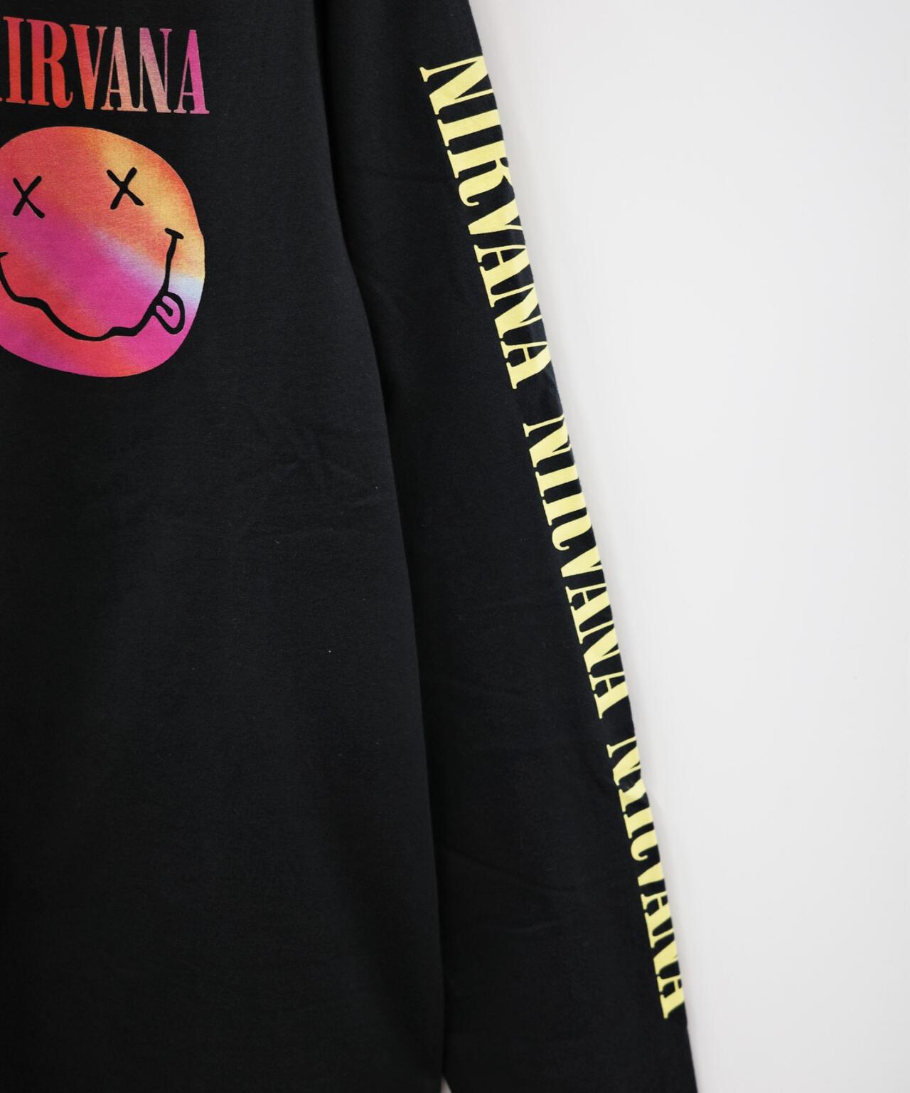 NIRVANA/ニルヴァーナ GRADIENT HAPPY FACE L/S TEE ロンT | BEAVER 