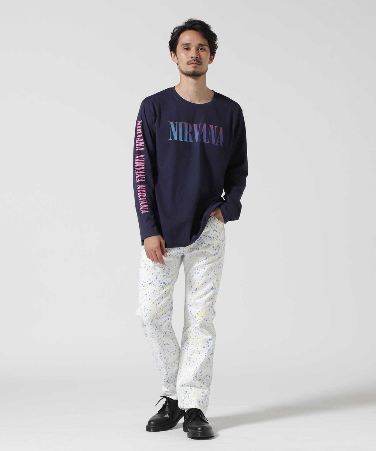 NIRVANA/ニルヴァーナ ANGELIC GRADIENT L/S TEE ロンT | BEAVER 