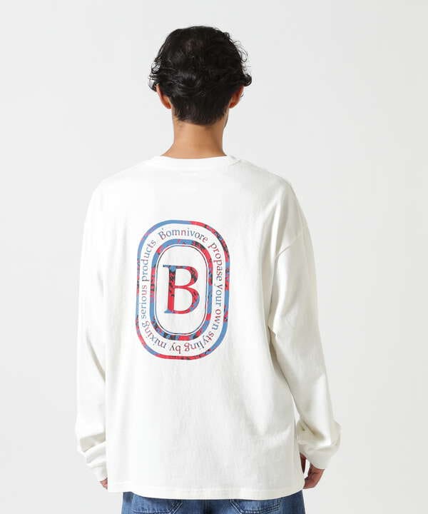 B omnivore/ビーオムニボー　L/S FLOCKY LOGO