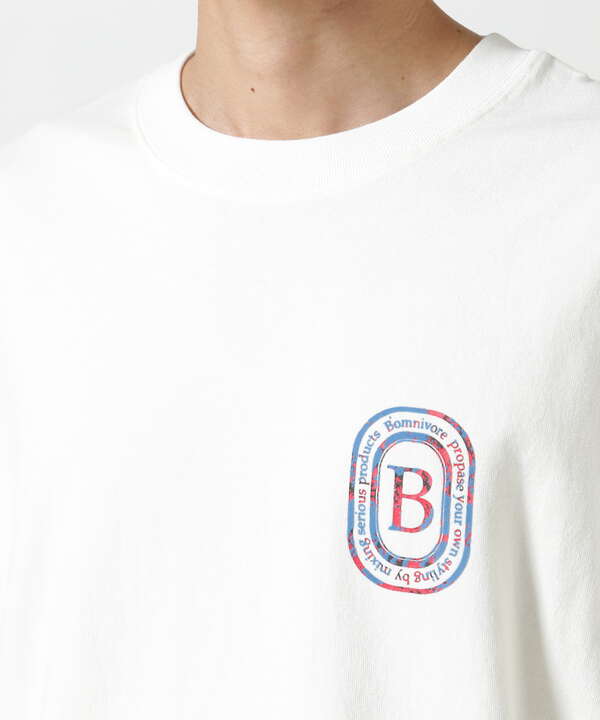 B omnivore/ビーオムニボー　L/S FLOCKY LOGO