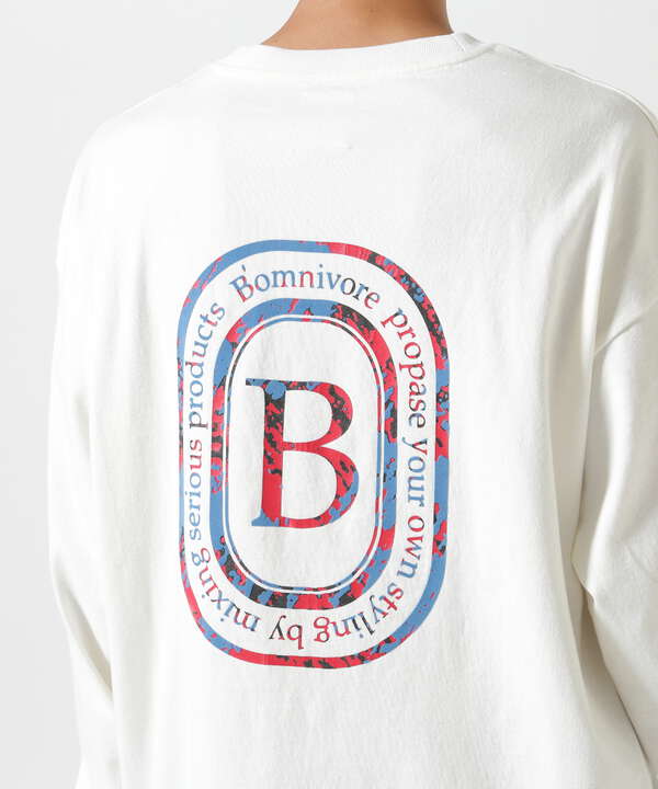 B omnivore/ビーオムニボー　L/S FLOCKY LOGO