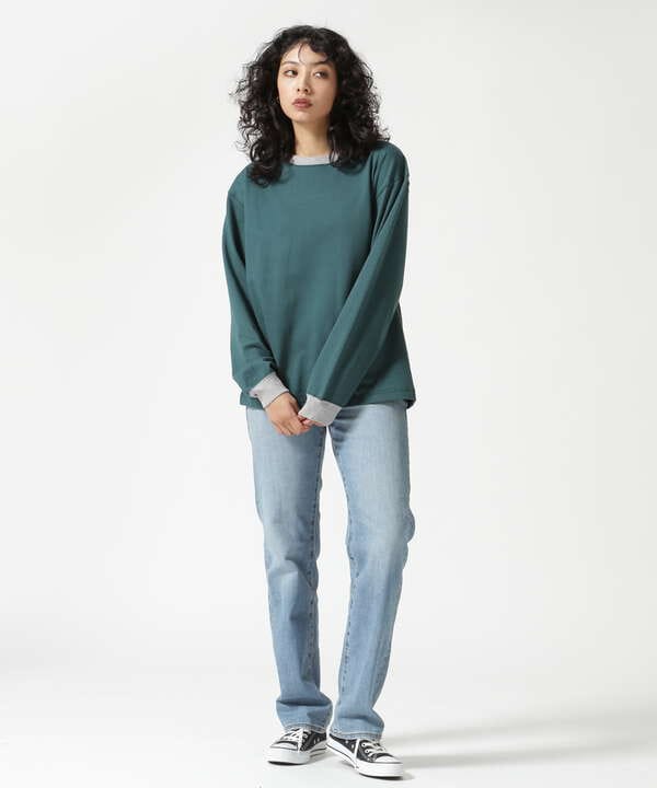 SOGLIA/ソリア　OPEN END SOLID LONG SLEEVE T  リンガーＴ