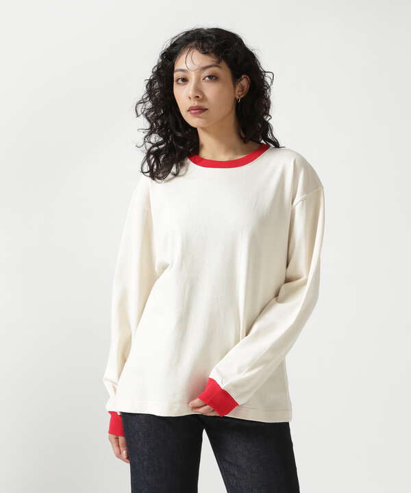 SOGLIA/ソリア　OPEN END SOLID LONG SLEEVE T  リンガーＴ