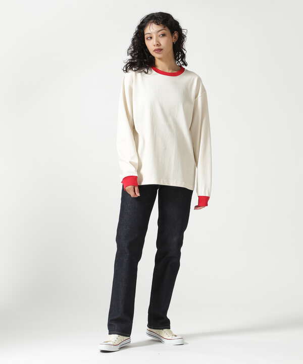 SOGLIA/ソリア　OPEN END SOLID LONG SLEEVE T  リンガーＴ