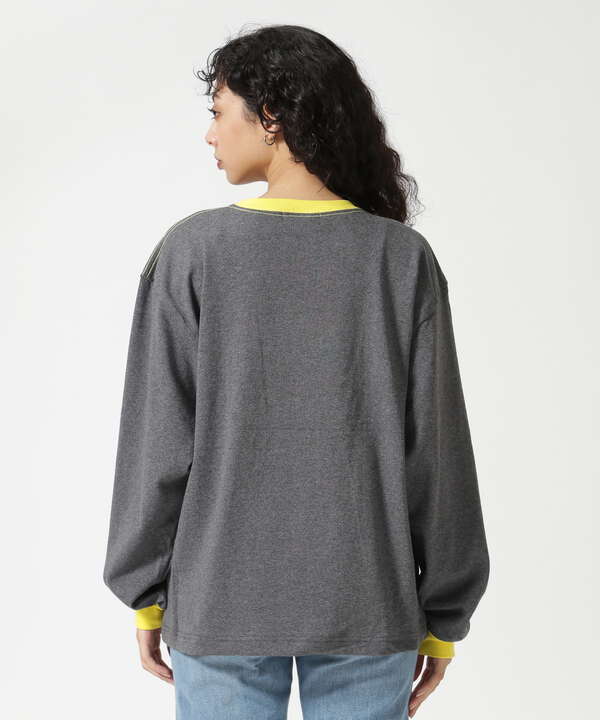 SOGLIA/ソリア　OPEN END SOLID LONG SLEEVE T  リンガーＴ