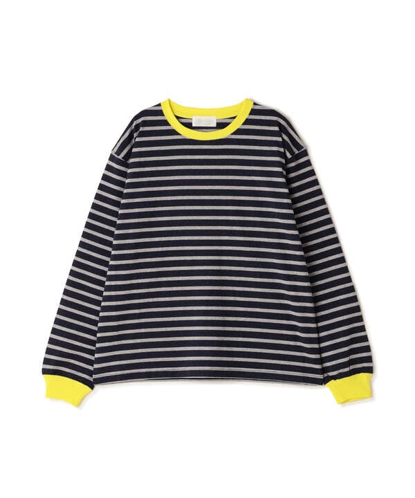 SOGLIA/ソリア　OPEN END BORDER LS TEE　ボーダーＴ