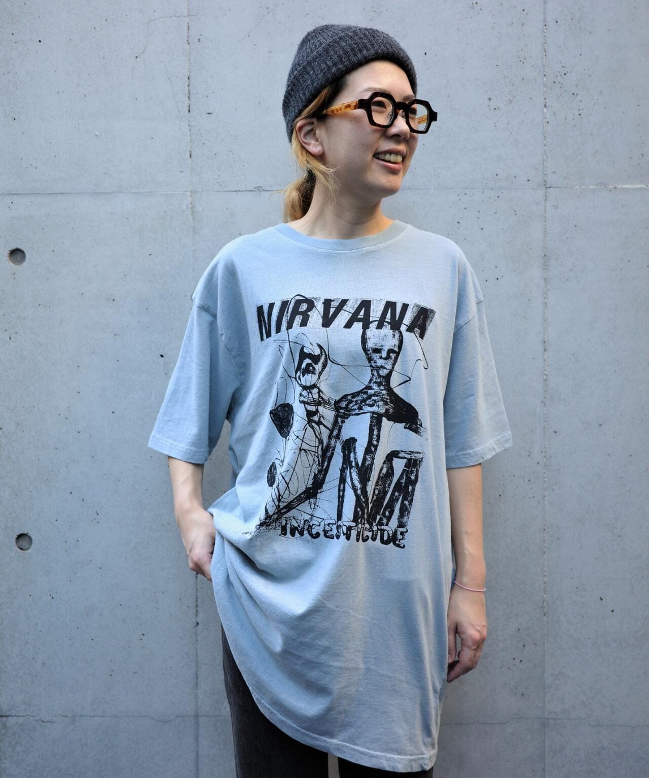 NIRVANA/ニルヴァーナ INCESTICIDE STACKED LOGO S/S TEE | BEAVER ( ビーバー ) | US  ONLINE STORE（US オンラインストア）