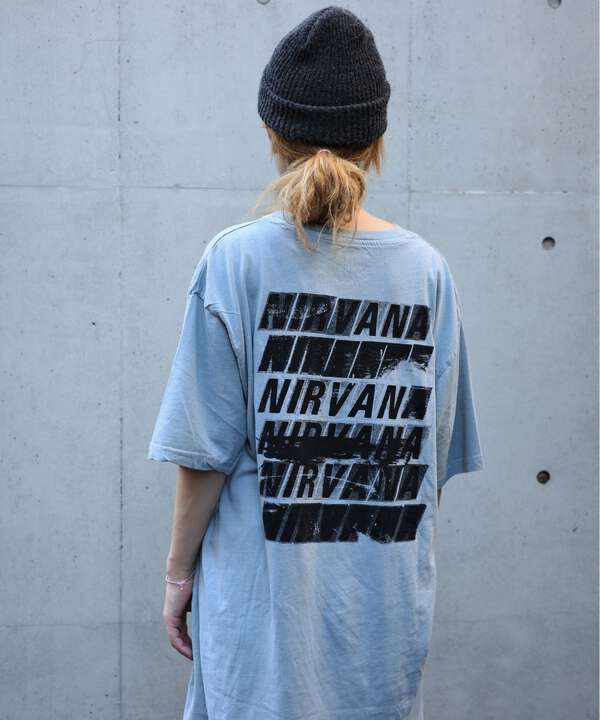 NIRVANA/ニルヴァーナ 　INCESTICIDE STACKED LOGO S/S TEE