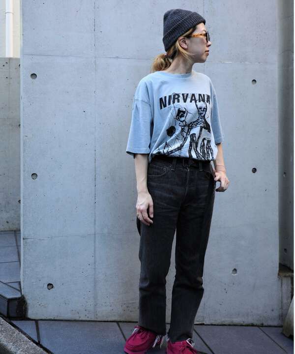 NIRVANA/ニルヴァーナ 　INCESTICIDE STACKED LOGO S/S TEE