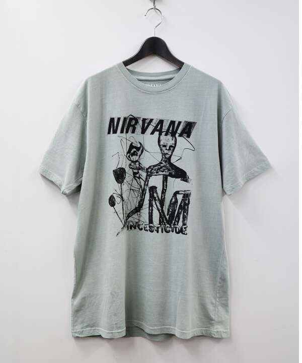 NIRVANA/ニルヴァーナ 　INCESTICIDE STACKED LOGO S/S TEE