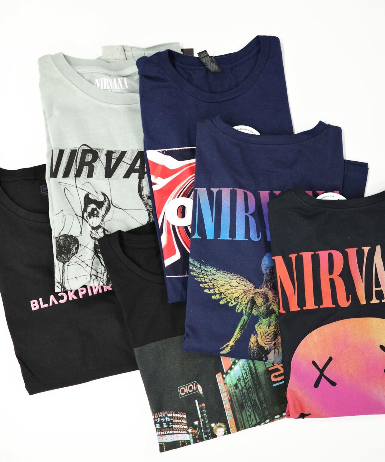 NIRVANA/ニルヴァーナ INCESTICIDE STACKED LOGO S/S TEE | BEAVER ( ビーバー ) | US  ONLINE STORE（US オンラインストア）