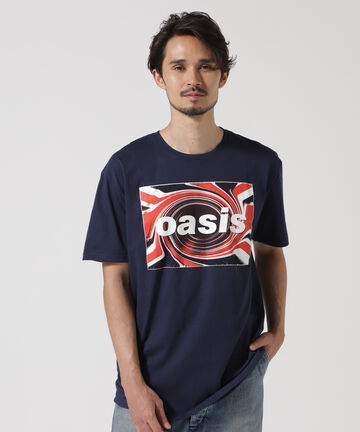 【先行予約 6月下旬-7月上旬入荷予定】OASIS/オアシス UNION JACK S/S TEE　ユニオンジャックTシャツ