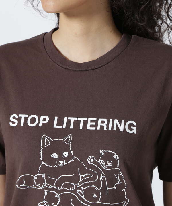 MIXTA/ミクスタ CREW NECK STOP LITTERING Tシャツ