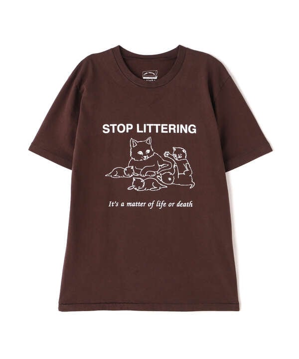 MIXTA/ミクスタ CREW NECK STOP LITTERING Tシャツ