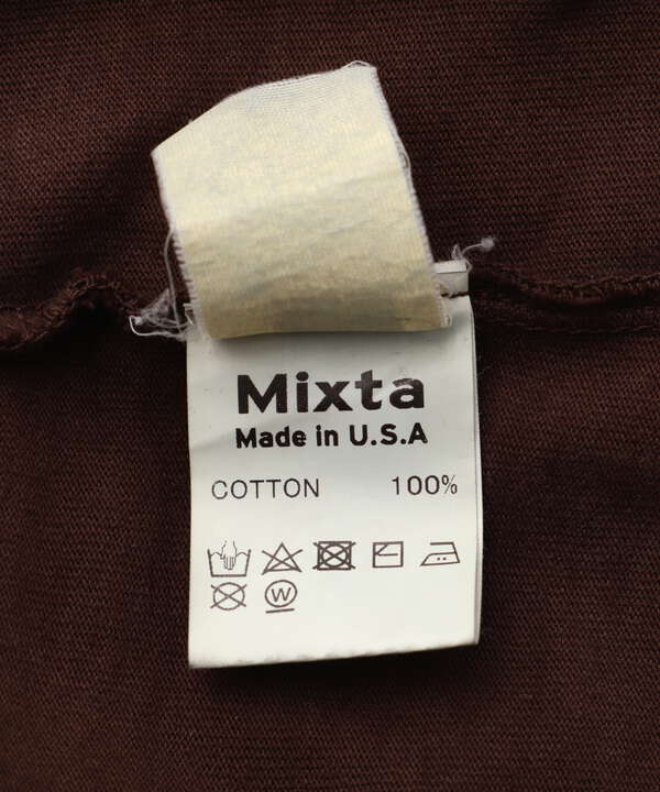 MIXTA/ミクスタ CREW NECK STOP LITTERING Tシャツ