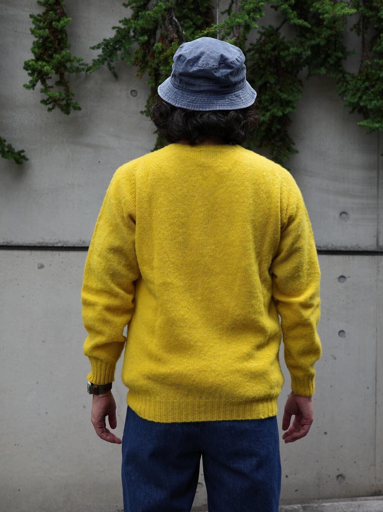 INVERALLAN/インバーアラン　別注SHAGGY CREW SHETLAND SWEATER