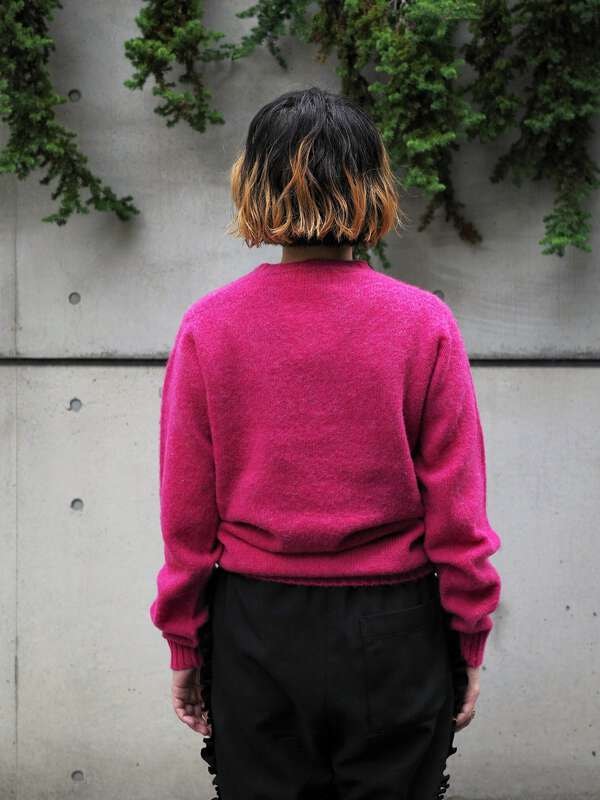 INVERALLAN/インバーアラン　別注SHAGGY CREW SHETLAND SWEATER