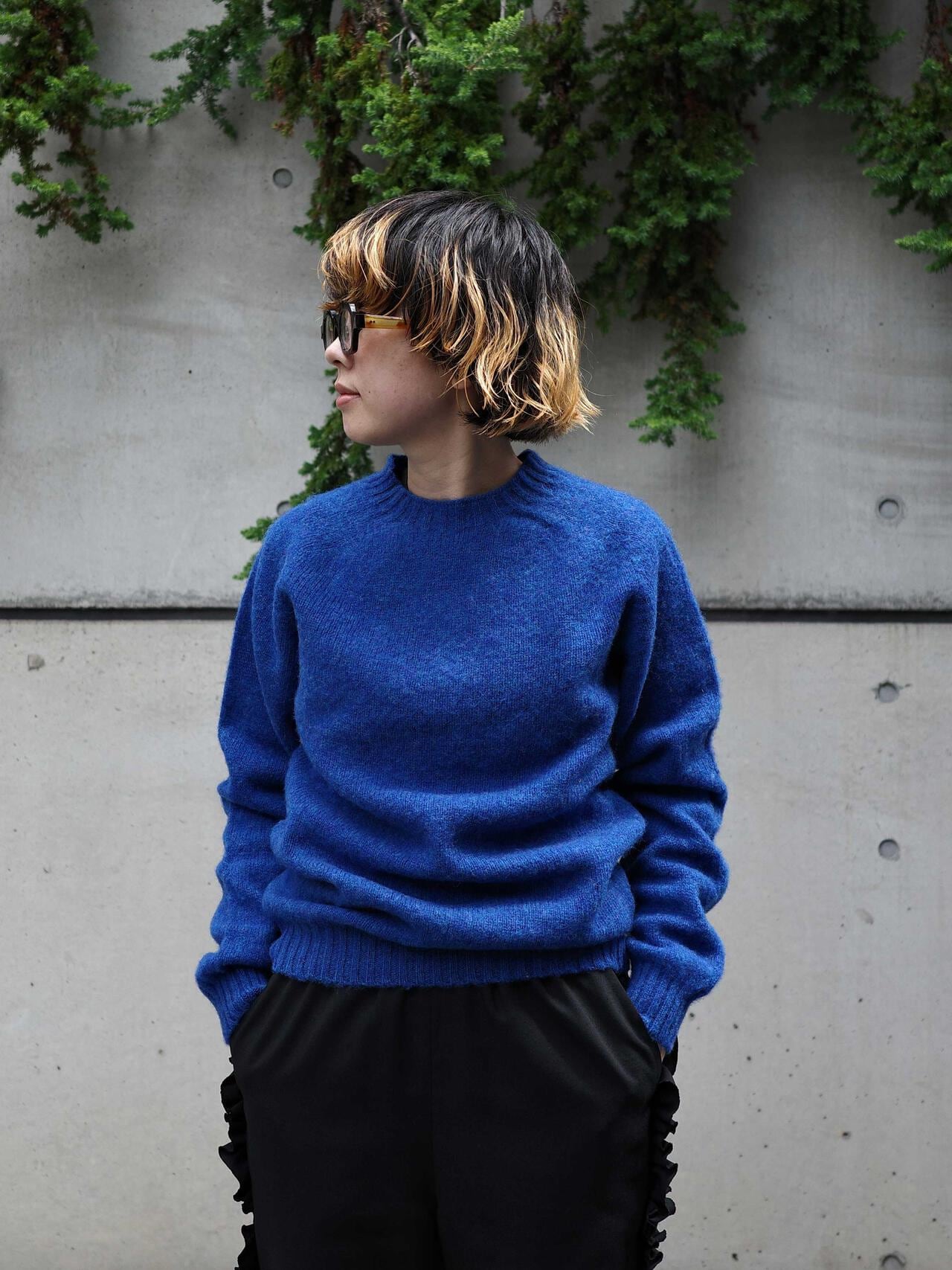 INVERALLAN/インバーアラン 別注SHAGGY CREW SHETLAND SWEATER | BEAVER ( ビーバー ) | US  ONLINE STORE（US オンラインストア）