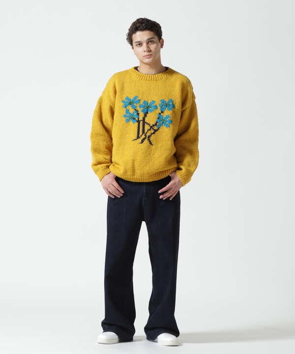 MacMahon Knitting Mills　Crew Neck Knit-5 Flowers