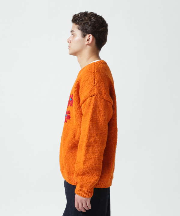 MacMahon Knitting Mills　Crew Neck Knit-5 Flowers