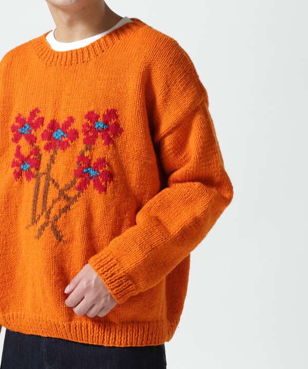 MacMahon Knitting Mills　Crew Neck Knit-5 Flowers