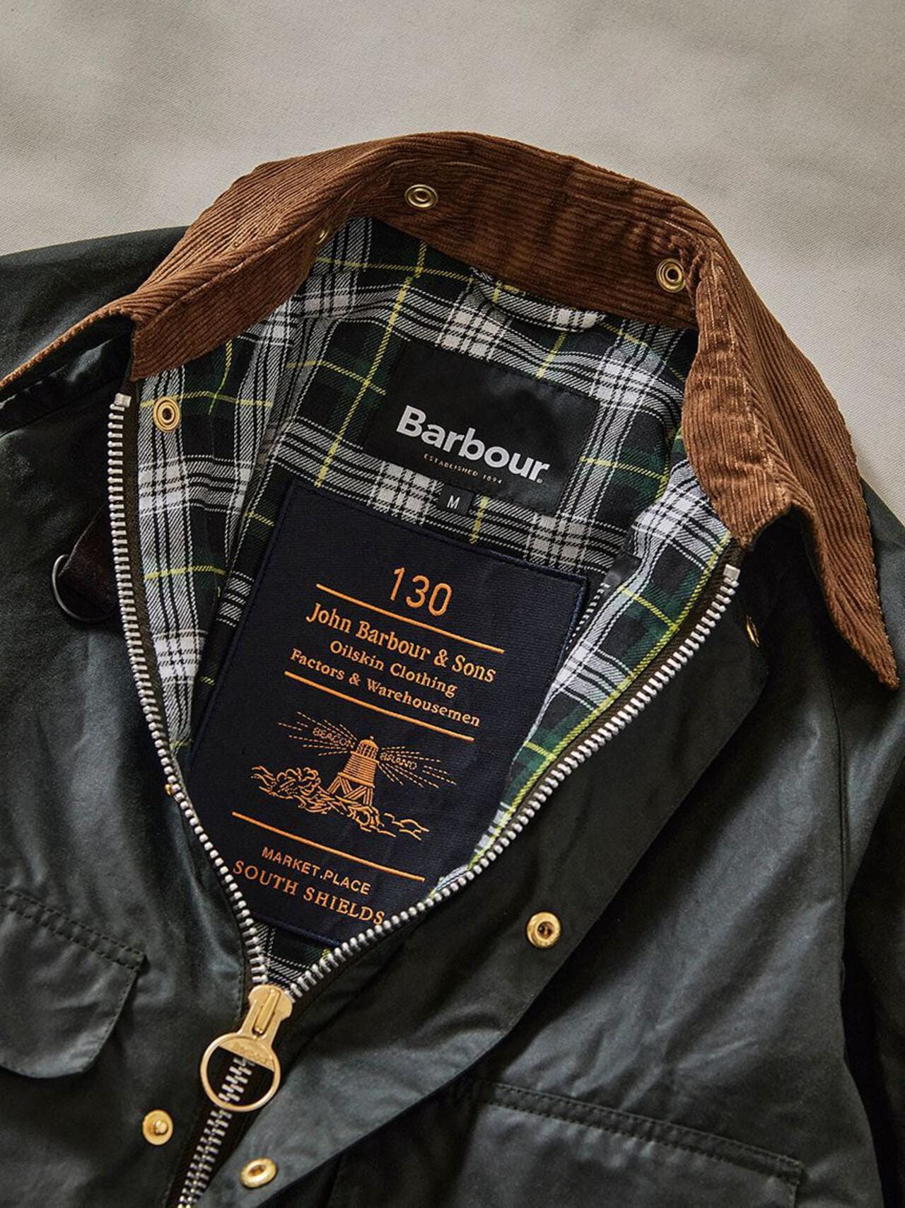 BARBOUR/バブアー 130周年記念モデル SPEY  スペイワックス コットン ブルゾン