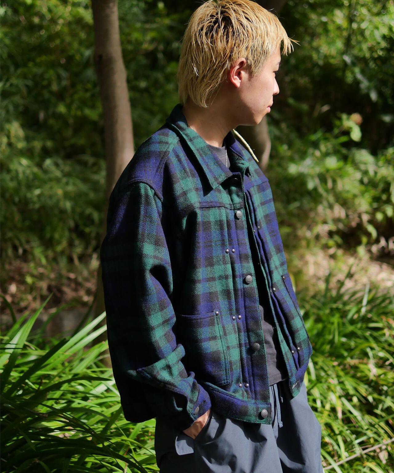 【先行予約 11月中旬-11月下旬入荷予定】Needles／ニードルズ　別注MW Jean JK - Wool Tartan Plaid