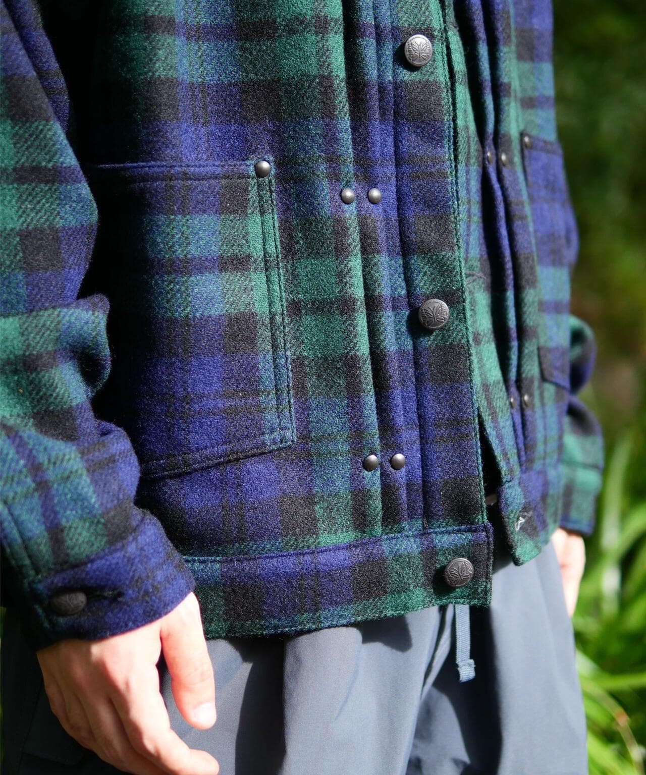 【先行予約 11月中旬-11月下旬入荷予定】Needles／ニードルズ　別注MW Jean JK - Wool Tartan Plaid