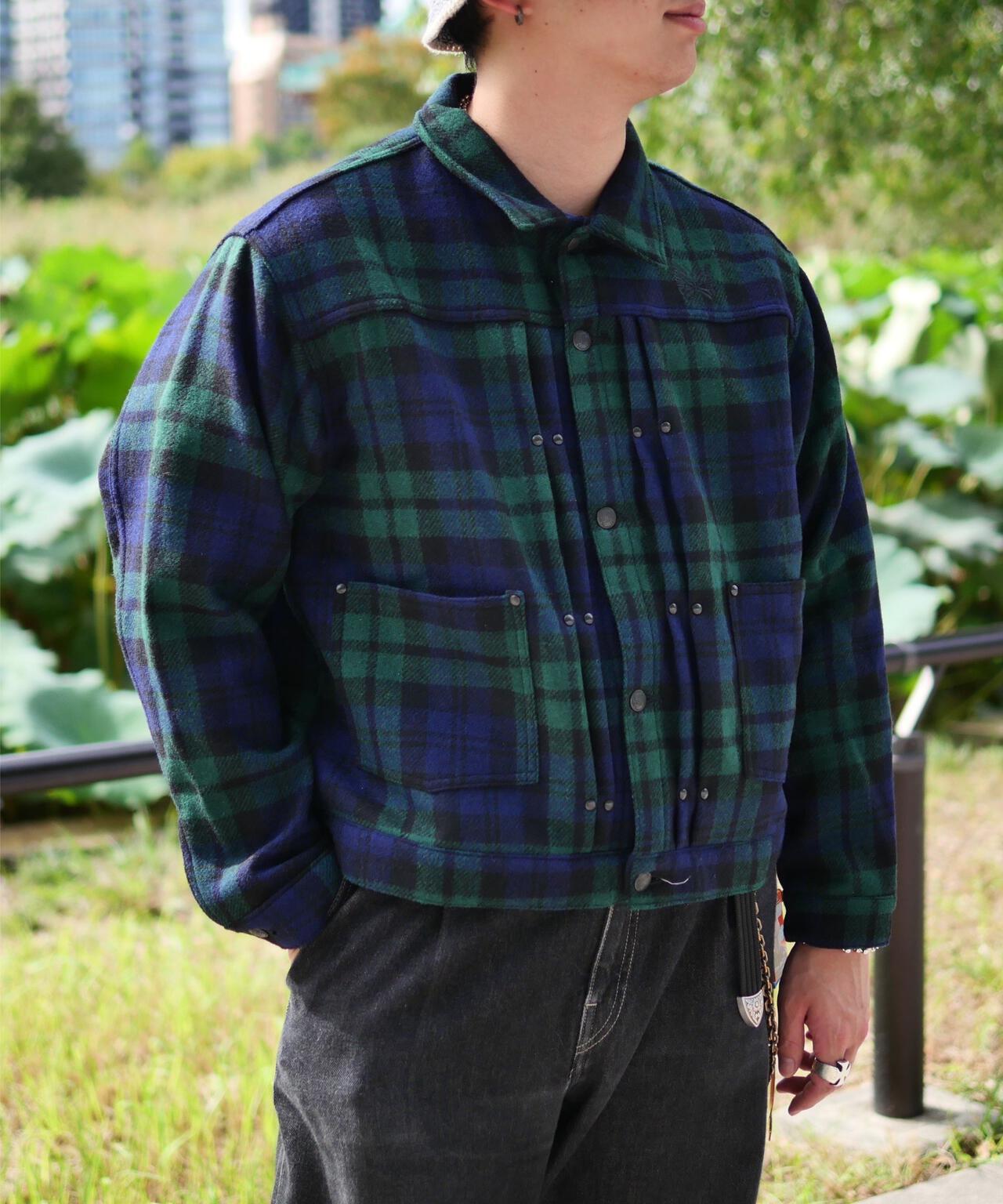 【先行予約 11月中旬-11月下旬入荷予定】Needles／ニードルズ　別注MW Jean JK - Wool Tartan Plaid