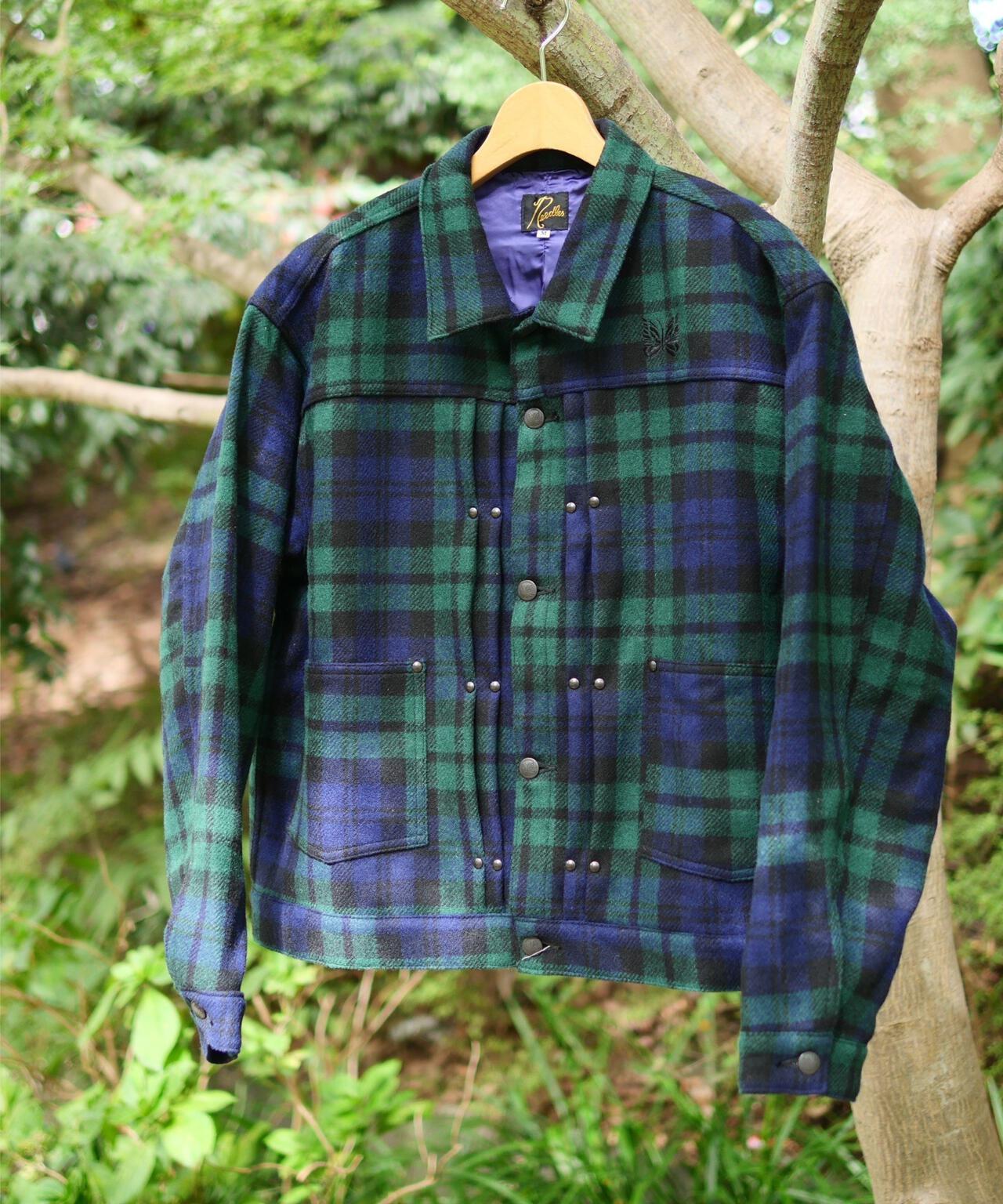 【先行予約 11月中旬-11月下旬入荷予定】Needles／ニードルズ　別注MW Jean JK - Wool Tartan Plaid