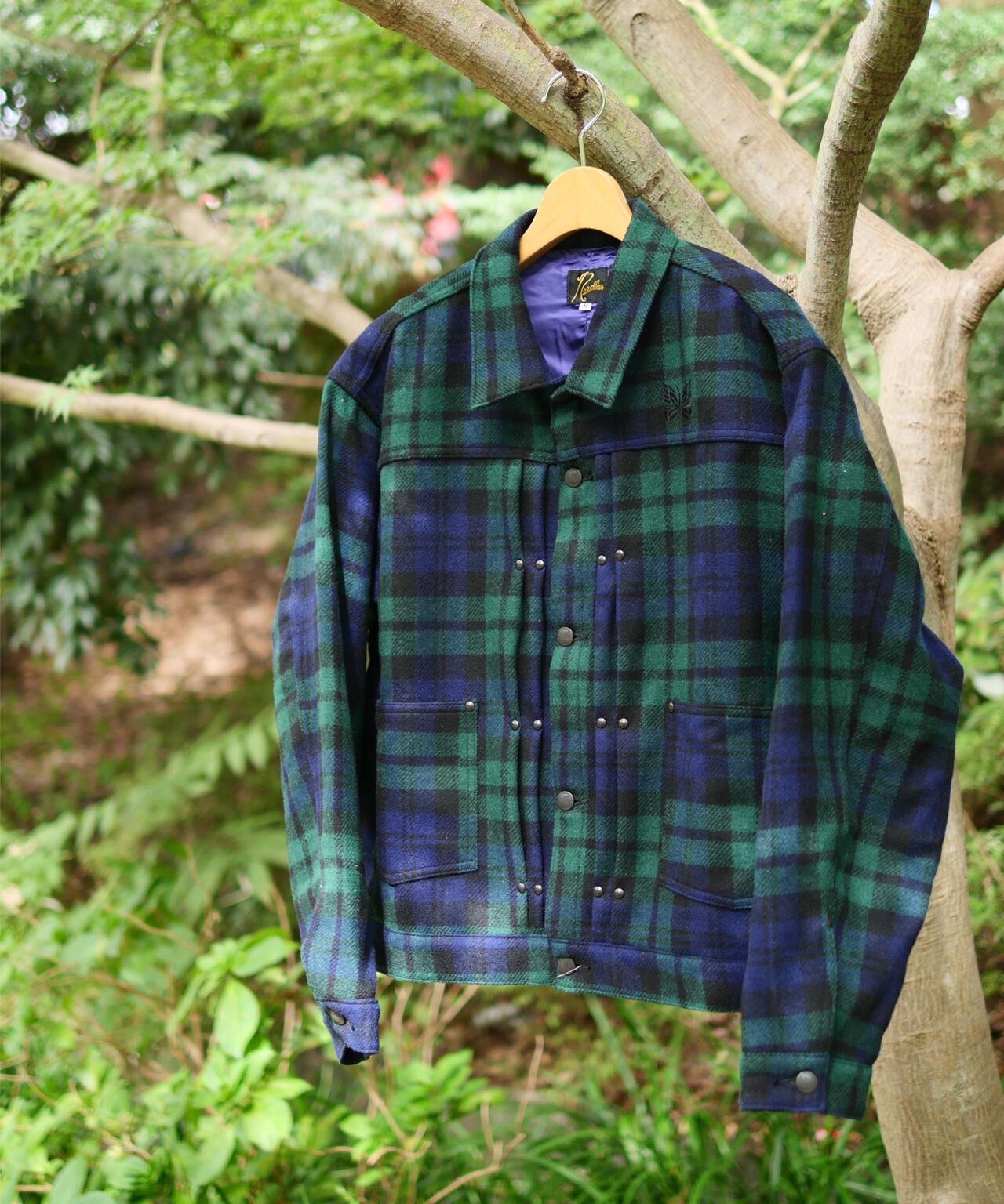 【先行予約 11月中旬-11月下旬入荷予定】Needles／ニードルズ　別注MW Jean JK - Wool Tartan Plaid