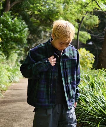 【先行予約 11月中旬-11月下旬入荷予定】Needles／ニードルズ　別注MW Jean JK - Wool Tartan Plaid