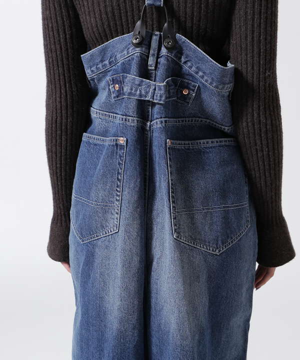 RHODOLIRION/ロドリリオン　5POCKETS SUSPENDER PANT DENIM