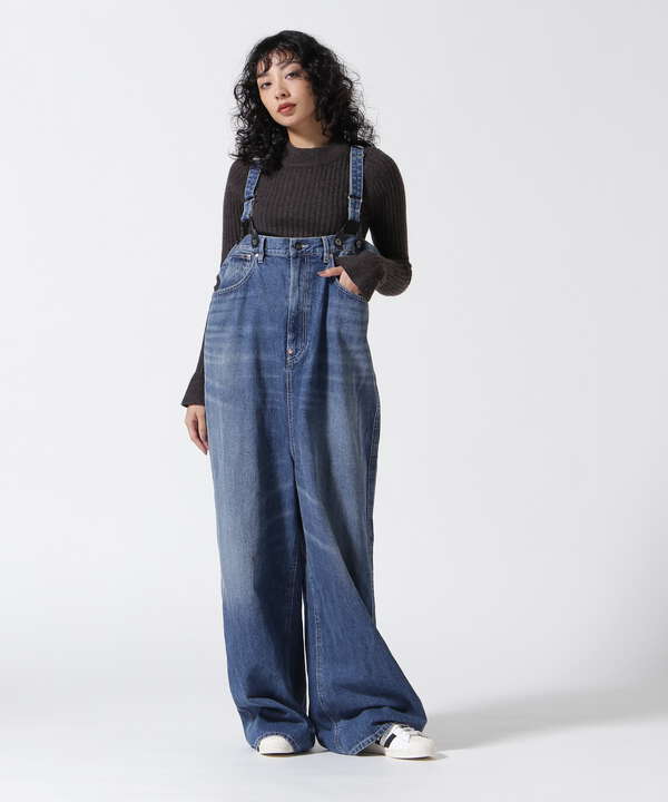 RHODOLIRION/ロドリリオン　5POCKETS SUSPENDER PANT DENIM