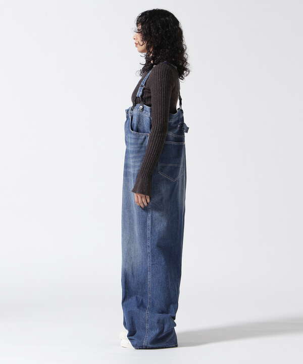 RHODOLIRION/ロドリリオン　5POCKETS SUSPENDER PANT DENIM